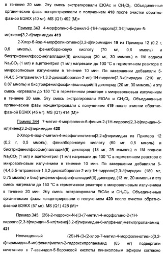 Ингибиторы фосфоинозитид-3-киназы и содержащие их фармацевтические композиции (патент 2437888)