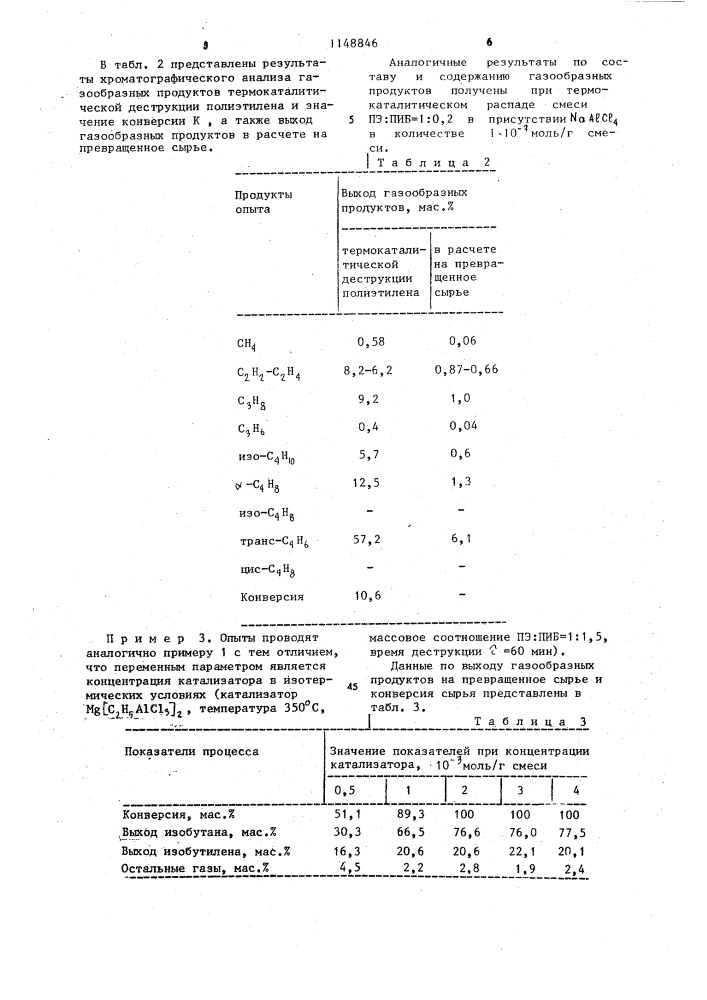 Способ получения @ -углеводородов (патент 1148846)