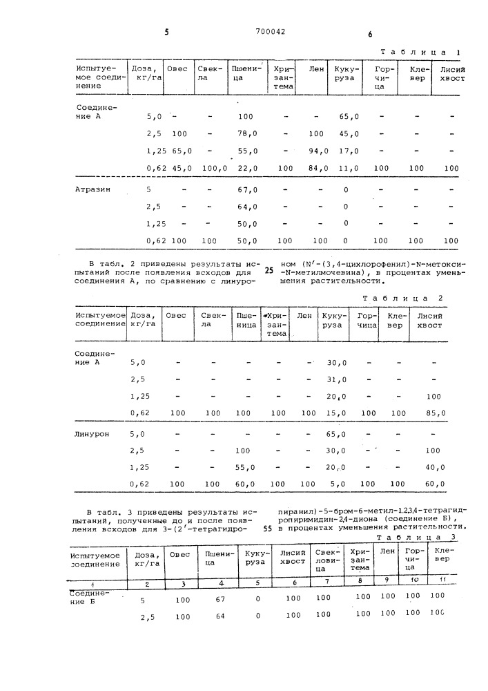 Гербицидная композиция (патент 700042)