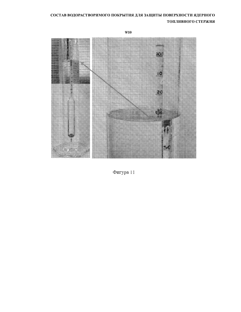Состав водорастворимого покрытия для защиты поверхности ядерного топливного стержня (патент 2642667)
