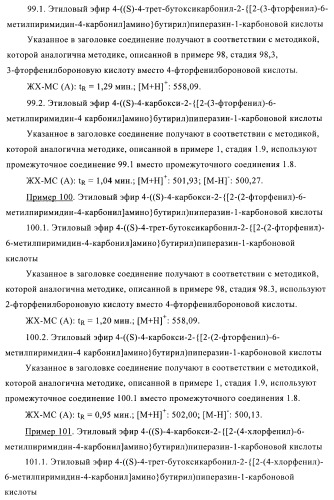 Производные пиримидина и их применение в качестве антагонистов рецептора p2y12 (патент 2410393)