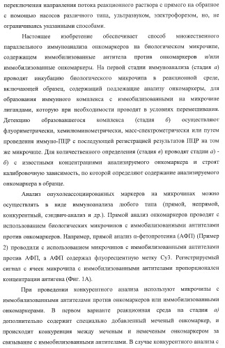 Биологический микрочип для множественного параллельного иммунологического анализа соединений и способы иммуноанализа, в которых он используется (патент 2363955)