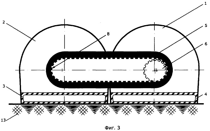 Шаговый движитель транспортного средства (патент 2365519)