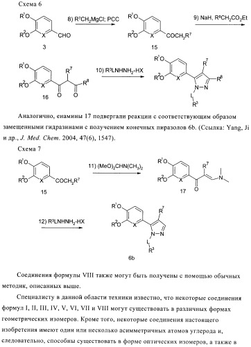 Производные пиразола в качестве ингибиторов фосфодиэстеразы 4 (патент 2379292)