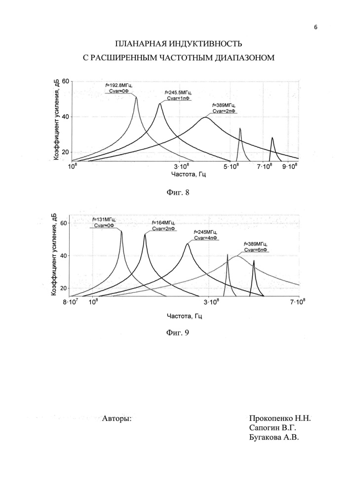 Планарная индуктивность с расширенным частотным диапазоном (патент 2622894)