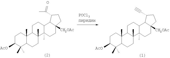 Способ получения 3 ,28-ди-o-ацетил-29-нор-20(30)-лупина (патент 2402562)