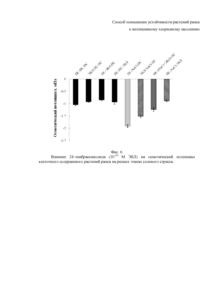 Способ повышения устойчивости растений рапса к интенсивному хлоридному засолению (патент 2603091)