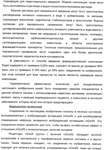 Модуляторы mglur5 (патент 2439068)