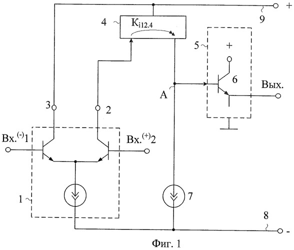 Дифференциальный операционный усилитель (патент 2400925)