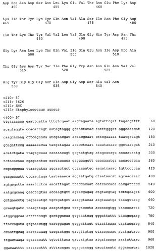 Иммуногенные композиции антигенов staphylococcus aureus (патент 2536981)