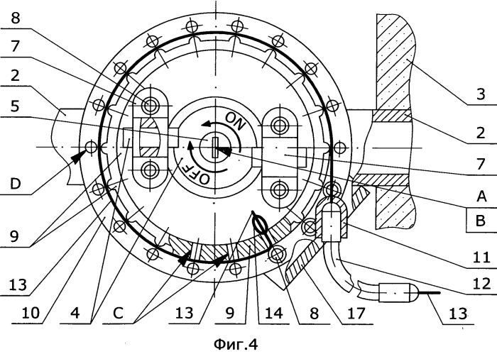 Механическая передача движения на вал штатной трубопроводной арматуры (патент 2554413)