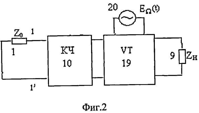 Способ согласования комплексных сопротивлений и устройство его реализации (патент 2485677)