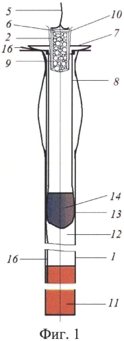 Способ формирования в рукав короткой комбинированной забойки взрывных скважин и устройство для его осуществления (патент 2566522)