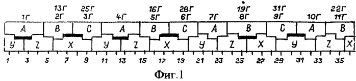 Трехфазная двухслойная электромашинная обмотка в z=108&#183;c пазах при 2р=22&#183;с и 2р=26&#183;с полюсах (патент 2328802)