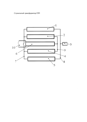 Ступенчатый трансформатор свч (патент 2582052)