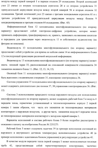 Холодильник многофункциональный (два варианта) и способ охлаждения в камере холодильника многофункционального (четыре варианта) (патент 2376536)