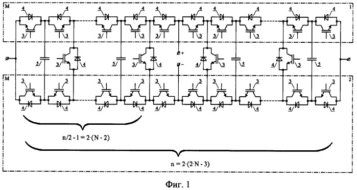 Многоуровневый автономный инвертор напряжения (патент 2393619)
