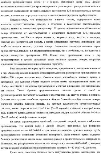 Устройство, системы и способы противопожарной защиты для воздействия на пожар посредством тумана (патент 2476252)