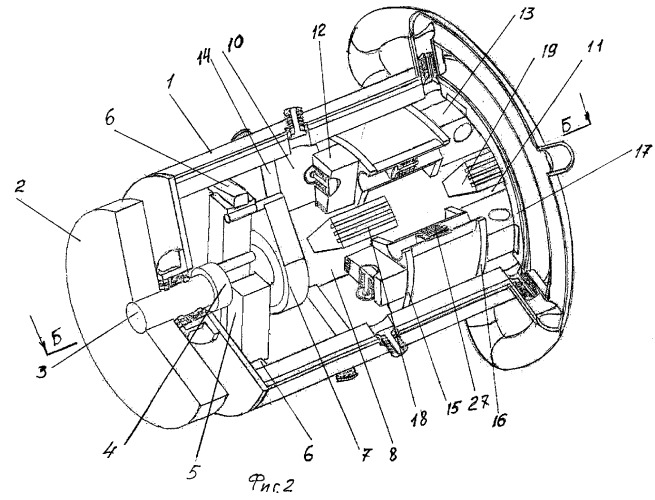 Двухцикличный роторно-лопастной двигатель внутреннего сгорания двойного действия и способ осуществления рабочего цикла в данном двигателе (патент 2292462)