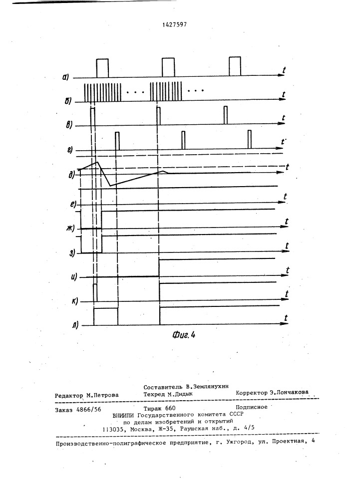 Устройство формирования гасящего импульса (патент 1427597)