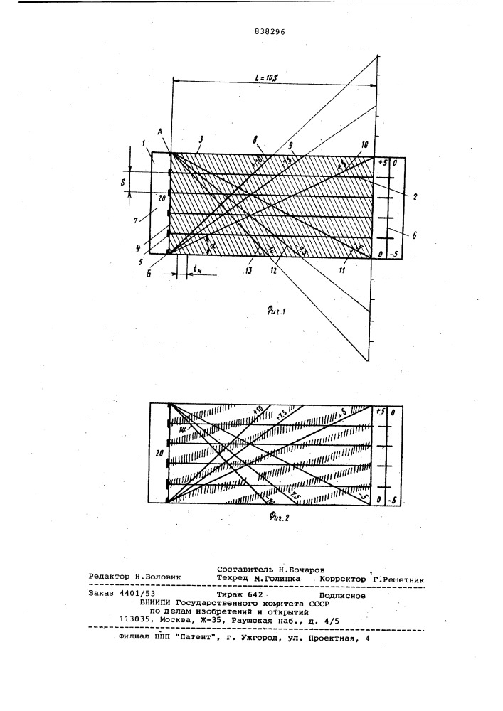 Устройство для измерения плотностинитей b ткани (патент 838296)