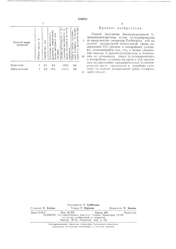 Патент ссср  410082 (патент 410082)
