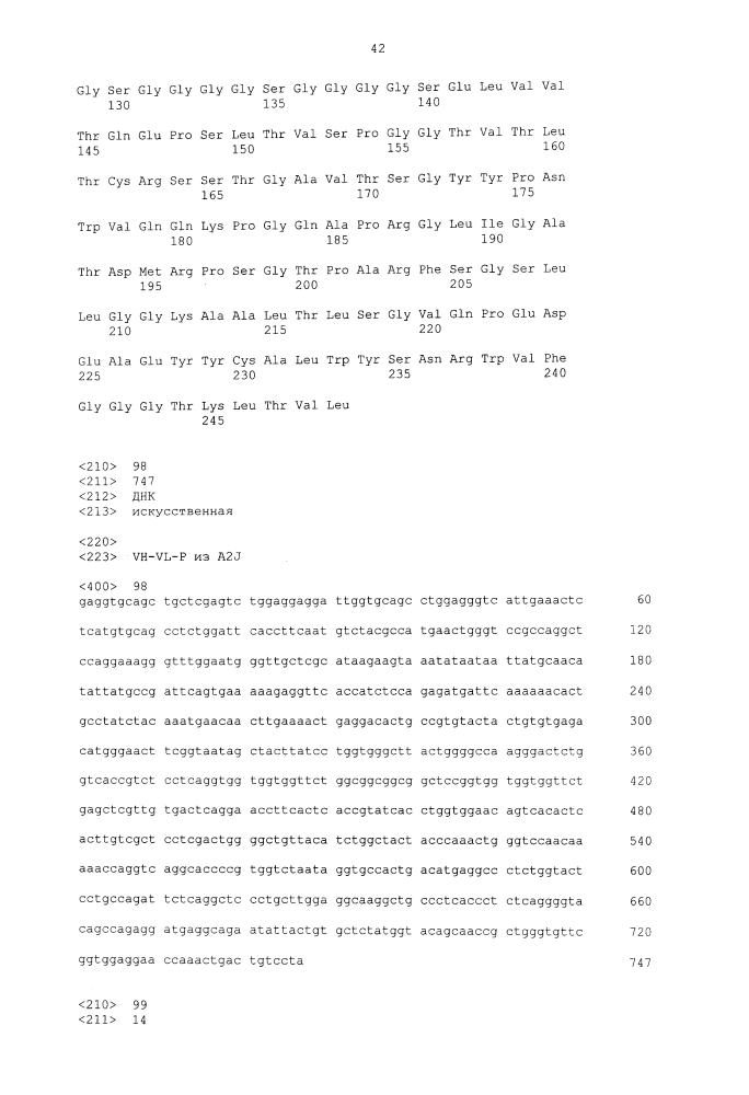 Биспецифическое одноцепочечное антитело к psmaxcd3 с межвидовой специфичностью (патент 2617942)