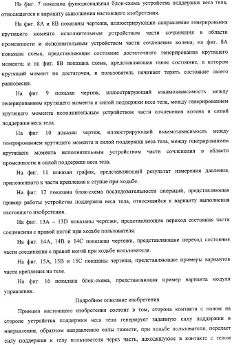 Устройство поддержки веса тела и программа поддержки веса тела (патент 2356524)