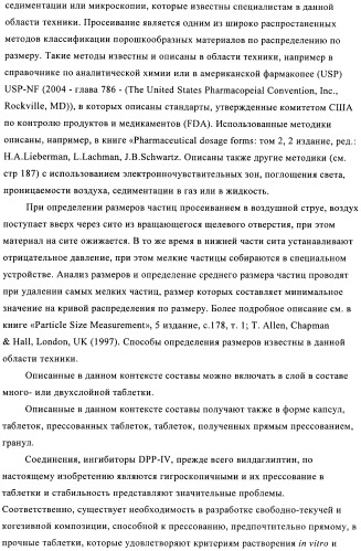 Состав с модифицированным высвобождением, содержащий 1-[(3-гидроксиадамант-1-иламино)ацетил]пирролидин-2(s)-карбонитрил (патент 2423124)