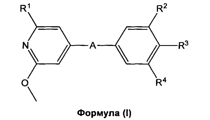 2-метокси-пиридин-4-ильные производные (патент 2588141)