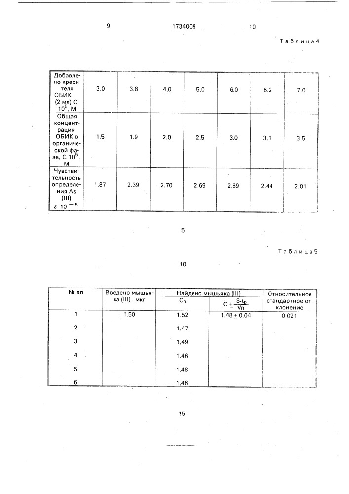 Способ определения мышьяка (iii) (патент 1734009)