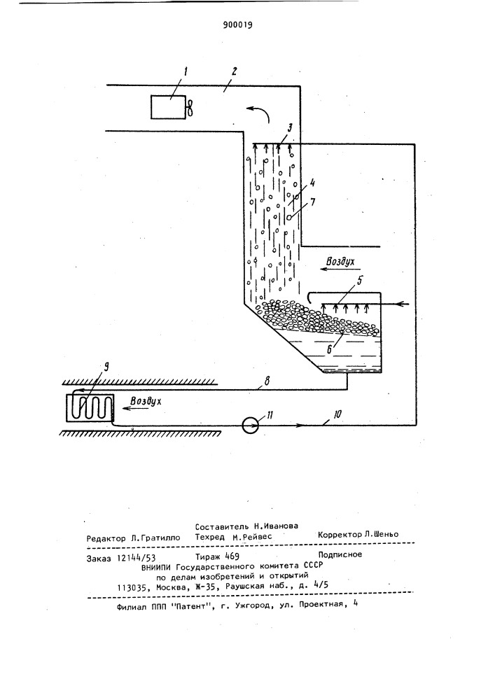 Способ регулирования теплового режима глубоких шахт и рудников (патент 900019)