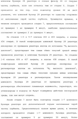 Система для обессеривания с механизмом переноса сорбента (патент 2312885)