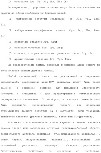 Антитела против вируса гепатита с (патент 2462475)