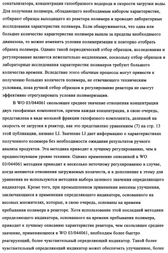 Мониторинг и регулирование полимеризации с использованием улучшенных определяющих индикаторов (патент 2342402)