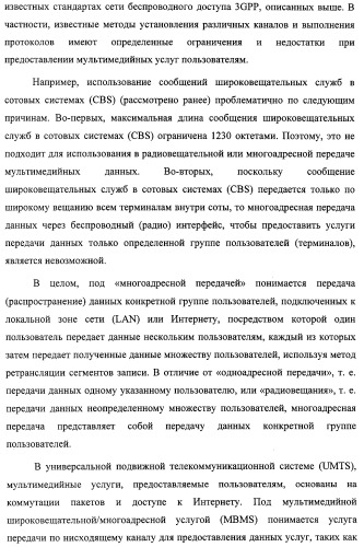 Схема радиосвязи для обеспечения мультимедийных широковещательных и многоадресных услуг (патент 2308173)