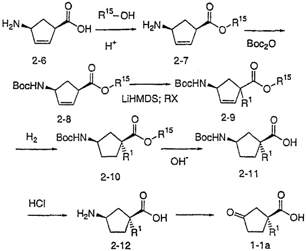 Бензоксазинил-амидоциклопентил-гетероциклические модуляторы хемокиновых рецепторов (патент 2301802)