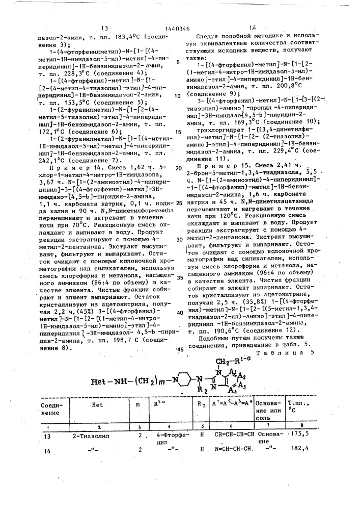 Способ получения гетероциклил-4-пиперидинаминов или их фармацевтически приемлемых солей присоединения кислот,или их стереохимически изомерных форм (патент 1440346)