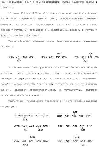 Системы михаэля в качестве ингибиторов трансглутаминазы (патент 2501806)