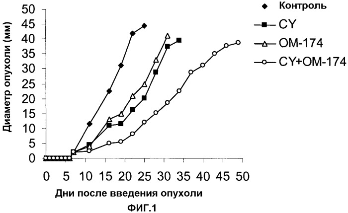 Комбинированная противоопухолевая терапия и фармацевтические композиции для нее (патент 2396960)