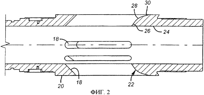 Корпус скважинного инструмента с эрозионностойким отверстием для скважинного клапана или регулятора расхода (варианты) (патент 2355871)