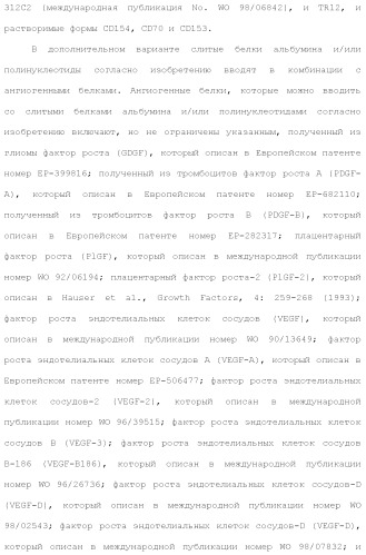 Слитые белки альбумина (патент 2369404)
