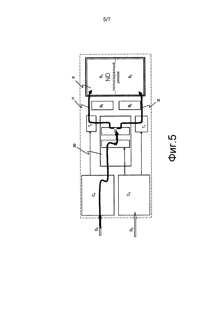 Интеллектуальный сдвоенный канал дисплея (патент 2601506)