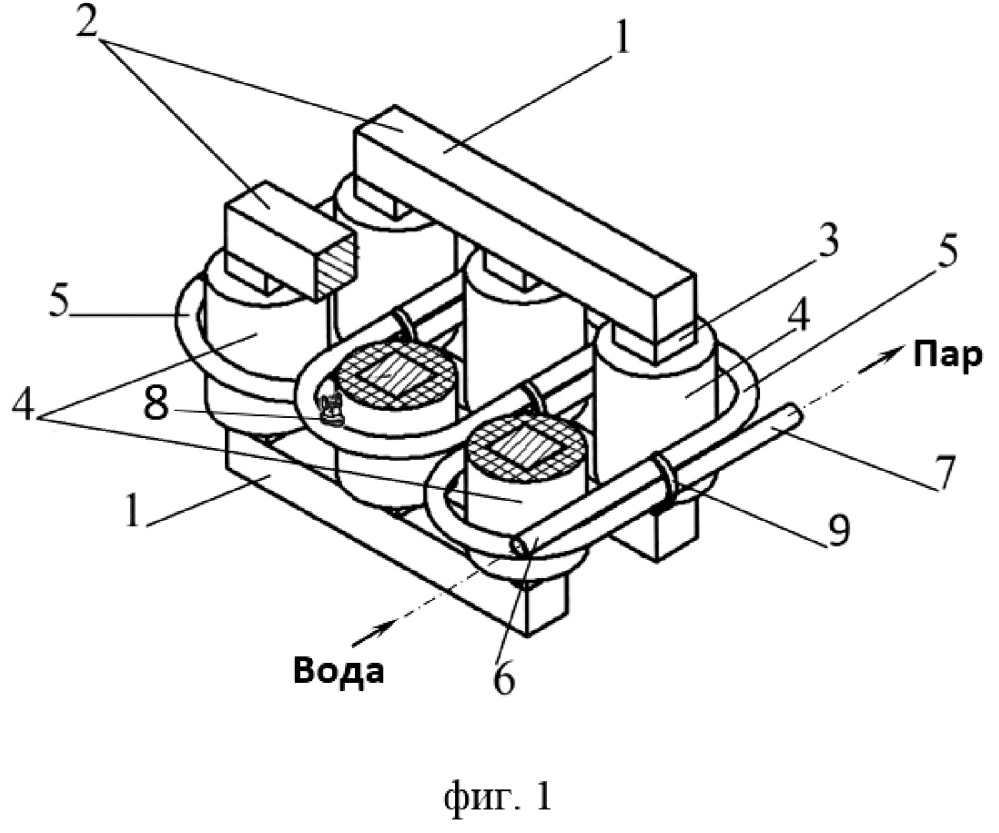 Электрический парогенератор (патент 2667833)
