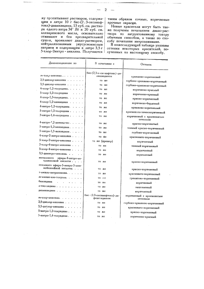 Способ получения азокрасителей (патент 10424)