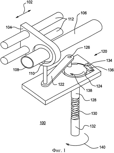Задерживающее устройство с кривошипно-шатунным механизмом (патент 2391267)