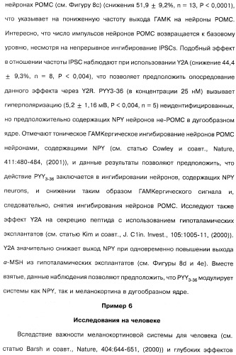 Способ модификации пищевого поведения и применение pyy или его агониста в качестве средства для модификации пищевого поведения (патент 2317104)