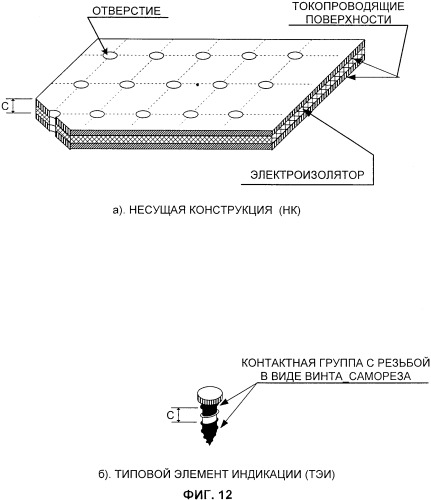 Экранный модуль визуальной индикации и элемент индикации экранного модуля визуальной индикации (патент 2359341)