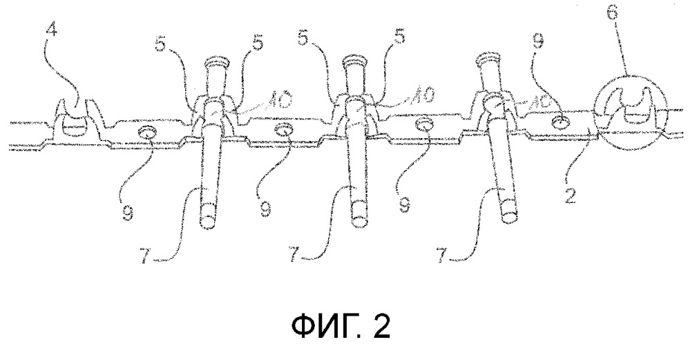 Ленточная полоса для контактных элементов (патент 2654509)