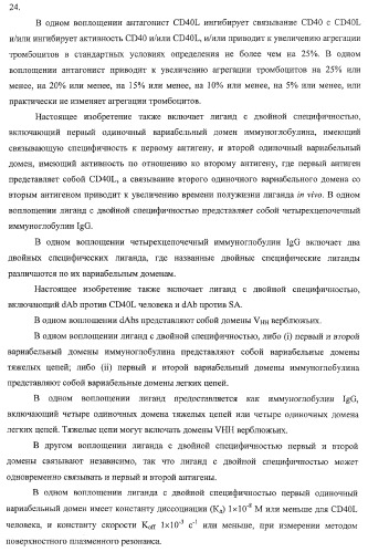 Моновалентные композиции для связывания cd40l и способы их применения (патент 2364420)